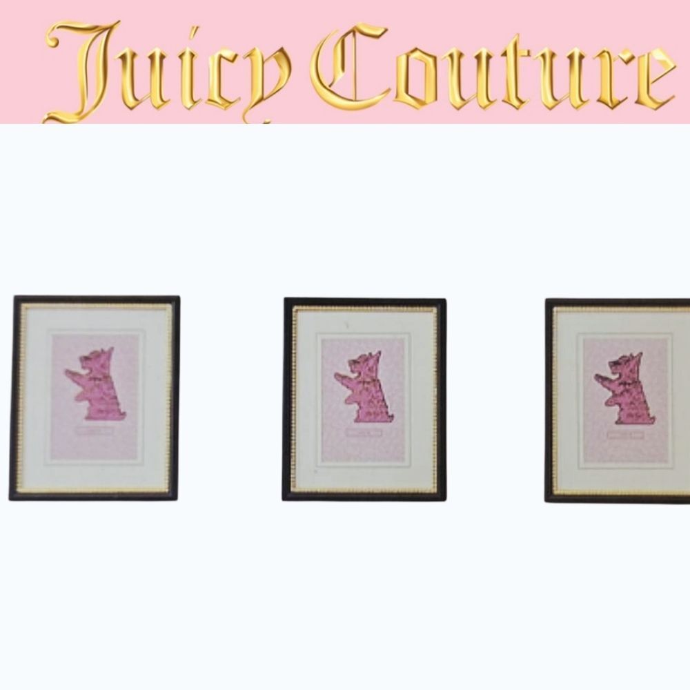 Juicy Couture Home 3-PK Gallery Frame Set